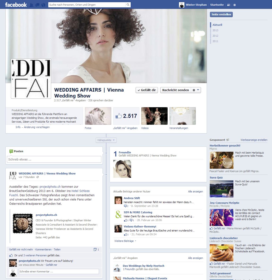 Wedding Affairs BrautSache Aussteller des Tages